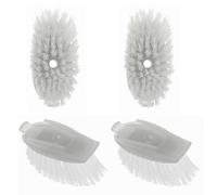 CDDCWZ Dish Brush Refills, 4 Pack Dish Washing Replacement Head for OXO Kitchen Brush, Brush Cleaning Soap Dispensing Head Replacement for Scrubber (Grey)