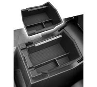 CDEFG 2025 2026 Forester Center Console Organizer Tray for Subaru Forester 2025 Accessories Armrest Storage Box Insert Arm Rest Tray (Base, Premium, Sport, Limited, Touring) - Black