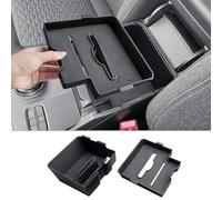 CDEFG 2PCS Center Console Organizer for 2024/2025 Ford Ranger Middle Console Dual Organizers with Tissue Slot