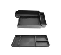 CDEFG 2Pcs for 2026 Nissan Pathfinder Center Console Organizer, for 2025 2026 Nissan Pathfinder (S/SV/SL/Rock Creek/Platinum) Accessories Middle & Lower Console Organizer Storage Box