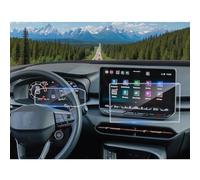 CDEFG Compatible with Cupra Terramar 2025 2026 Navigation 12.9 Inch + 10.25 Inch Digital Cockpit Protective Film Scratch-Resistant GPS Tempered Glass Screen Protector Terramar Accessories Pack of 2