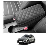 CDEFG Compatible with Dacia Sandero 3 / Sandero Stepway III/Jogger 2021-2023 2024 2025 Armrest Cover Lid Protection Centre Console Faux Leather Armrest Box Cover Car Sandero Stepway 3 Accessories
