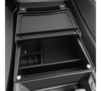 CDEFG Compatible with Kia EV3 2025 2026 Centre Console Storage Box Double Tier Under Centre Armrest Car Centre Console Organiser Tray EV3 GT Line Accessories