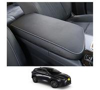 CDEFG Compatible with Lexus NX 2022+ AZ20 RHD UK Centre Armrest Cover Scratch Protection Centre Console Faux Leather Armrest Cover Centre Console Cover Car Accessories (Black)