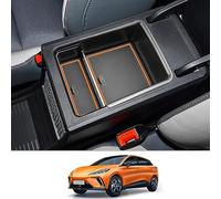 CDEFG Compatible with MG4 MG 4 EV Electric 2022 2023 2024, UK MG4 Centre Console Armrest Storage Box Armrest Organiser Glove Box Storage Car Tray MG4 Electric 2024 Accessories(Orange)