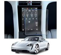CDEFG Compatible with Porsche Taycan 2020-2024 2025 Air Conditioning Screen Protector 6H Scratch-Resistant 8.4 Inch GPS Screen Protector Navigation Film Turbo GT 4S Accessories Pack of 2