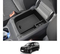 CDEFG Compatible with VW Caddy 5V/Ford Tourneo Connect/Transit Custom 2020-2024 Centre Console Glove Box Armrest Multifunctional Storage Box Car Centre Console Organiser Tray Caddy SB Accessories