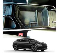 CDEFG Kia EV6 2021-2024 2025 UK Car Centre Console EV6 Armrest Collection Tray Car Multifunctional Storage Box Organiser Interior EV6 Accessories (Black)