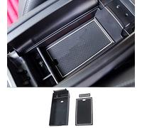 CDEFG Mercedes A-Class W177 V177 B-Class W247 GLA H247 CLA C118 2019+ Centre Console Armrest Organiser Armrest Storage Box Glove Box Storage Centre Console Tray Car Accessories (White)