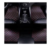 CDETKGER 4pcs Car Floor Mats, for AUDI Q5 Quattro S Line SQ5 2013-2018 Anti Slip Car Carpet Matts All Weather Front Rear Row Floor Mat Set Carpet Protection,B