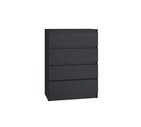 CDF ASTER T4 | Drawer Dresser bedroom/office/living room 95.5x70x40 / 4 drawers | Modern storage furniture Chiffonier Scandinave style | Dressing room