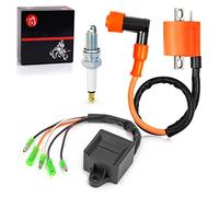 CDI BOX and Ignition Coil Spark Plug Compatible with Yamaha Blaster 200 YFS200 1997 1998 1999 2000 2001