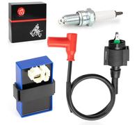 CDI Box Igniter and Ignition Coil & Spark Plug For HONDA Foreman 400 1997-2003 FourTrax Foreman 400 1995 1996 TRX400FW 4x4 30410-HM7-003