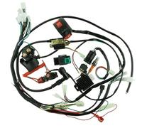 CDI Box Igniter Full Electrics Wiring Harness CDI Ignition Coil Spark for 50cc 70cc 110cc 125cc Motocross ATV Quad Bike Buggy Gokart