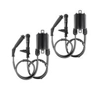CDI box module unit Motorcycle Accessories 2set of Ignition Coil & for Spark Cap For Shadow for Deluxe VLX 600 VT600 1988-2007 1993-2007