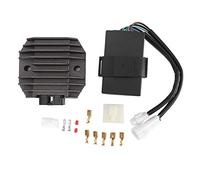 CDI Box + Rectifier, CDI Igniter Box 6 Pin Voltage Regulator Rectifier Kit 21066-1055 21119-1302 for Kawasaki KLF 300 Bayou B 2x4 1988-1991