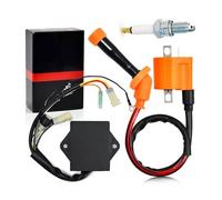 CDI ignition box Motorcycle Igniter CDI Box And Ignition Coil For Big Bear 350 YFM350FW 4x4 1990-1994 3HN-85540-10-00 Replacement Parts