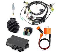 CDI Ignition Unit Wiring Wire Harness CDI Ignition Coil Pack Regulator Kit For Yamaha For Raptor 2004-2013