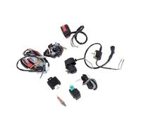 CDI UNIT 8pcs/Set Full Complete Electrics Wiring Harness CDI STATOR 6 Coil For Motorcycle ATV For 50CC-125CC CDI Ignition Box Device