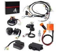 CDI Unit Compatible With For Warrior 350 YFM350X 1997-2000 Wiring Harness Ignition Coil Left Handlebar Switch Igniter CDI Relay And Rectifier Kit