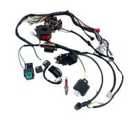 CDI UNIT Motorcycle Full Complete Electrics Wiring Harness Cdi Stator 6 Coil For 50cc 70cc 110cc 125cc Unit Box Replacement