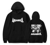 Cditoia Hoodie for Women Men Printed Singer Fans A-ri A-bdul Merch Album Casual Loose Unisex Pullover Long Sleeve Sweatshirt Tops-Black||m
