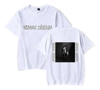 Cditoia T-Shirt for Women Men Printed Singer Jesse Merch W-elles Album Tour Cotton Pullover Casual Crewneck Short Sleeve Unisex Tops-White||x_l