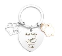 CDIXlmuz Gifts for Cats at Christmas Cat Keyring Cats Gifts for Women Gifts for Cats Lovers Gifts for Women Cat Ornaments for Cat Lovers