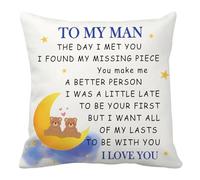 CDIXlmuz Gifts for Husband Cushion Covers,Husband Birthday Gifts,Husbands Gifts from Wife,Presents for Husbands