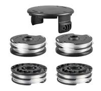 CDIYTOOL Grass Strimmer Spool Replacement for Parkside PRTA 20-Li A1 B2 C3 PRT 550 A1 A3 PRT 300 A1, 1.65mm 8.3m Autofeed Trimmer Spool Line (5) 4spool+1cover