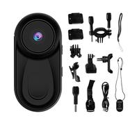 CDIYTOOL Mini Thumb Action Camera, 1080P HD Portable Body Camera with 130° Wide Angle Lens, Wearable Vlogging Camera for Cycling Sports Travel