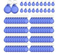 CDIYTOOL Proximity ID Card Key, 13.56MHz UID Changeable Keyfobs Token Tag Rewritable RFID Writable Token Proximity ID Access Control Key Fob Tags Card Programable for Door Access Control, Pack of 100