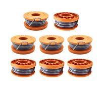 CDIYTOOL Strimmer Spool Compatible with Mac Allister MGTP18Li Trimmer Line,1.65mm Auto Feed Grass Trimmer Spool Line (8 spools)