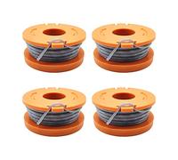CDIYTOOL Strimmer Spool Compatible with Mac Allister MGTP18Li Trimmer Line,1.65mm Auto Feed Grass Trimmer Spool Line (4 spools)