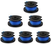 CDIYTOOL String Trimmer Replacement Spool Line, 0.065" Autofeed Replacement Spools for Ryobi One+ AC14RL3A 18V, 24V, 40V, Cordless String Trimmer Weed Eater Spools Line (6 Pack Spools)