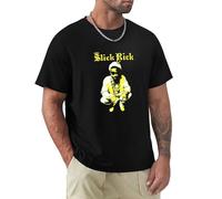 Cdj Slick Rick The Ruler Old School Hip Hop T Shirt Black XL