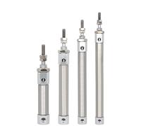 CDJ2B Mini Pneumatic Gas Cylinder - Double Acting Single Rod, 10mm/16mm Bore, 5-20mm Stroke, Hydraulic Lifting Cylinder(5mm CDJ2B16)
