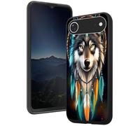 Cdkfxjy for iPhone 17 Air Phone Case - Slim Thin Flexible, Soft TPU Bumper, Lightweight Shockproof Protective - Dream Catcher Wolf