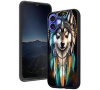 Cdkfxjy for iPhone 17 Phone Case - Slim Thin Flexible, Soft TPU Bumper, Lightweight Shockproof Protective - Dream Catcher Wolf