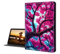 Cdkfxjy for Samsung Galaxy Tab A8 Case 10.5 inch 2022 Slim PU Leather Multi-Angle Fold Stand Smart Cover with Auto Sleep Awake Cover,Pink Cherry Blossom