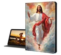Cdkfxjy for Samsung Galaxy Tab S10 FE/S9 FE (10.9 inch,2025/2023),Galaxy Tab S9 11" Slim PU Leather Multi-Angle Fold Stand Smart Cover with Auto Sleep Awake Cover,Holy Juses