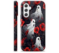 Cdkfxjy for Samsung S25 Plus Case - Dual Layer Cover,Lightweight Shockproof Case,Hard PC Shell Soft TPU Silicone,Support Wireless Charging - Ghosts in Flowers