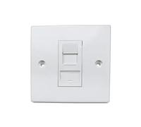 CDL 1 Port Cat6a Faceplate