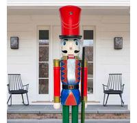 CDL 120cm Giant Nutcracker Soldier Christmas Decor Red Blue Green K45