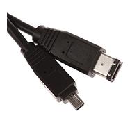 CDL Micro 3m 10' Feet Firewire 6pin to 4pin 6-4 pin IEEE 1394 3m Cable Lead Wire - Black