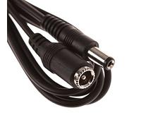 CDL Micro 5m DC Jack 5.5mm x 2.1mm Power Male to Female M-F Extension Cable for CCTV - Black