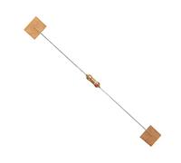 CDL Micro - Carbon Film Fixed Resistor, Axial Leaded, 0.25W 5% 390K (Pack of 50)