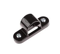CDL Micro Round Conduit Spacer Bar Saddle 20mm - Black (Pack of 5)