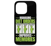 CDM Certified Dietary Manager Food Service Survery W ase for iPhone 13 Pro