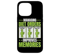 CDM Certified Dietary Manager Food Service Survery W ase for iPhone 14 Pro Max
